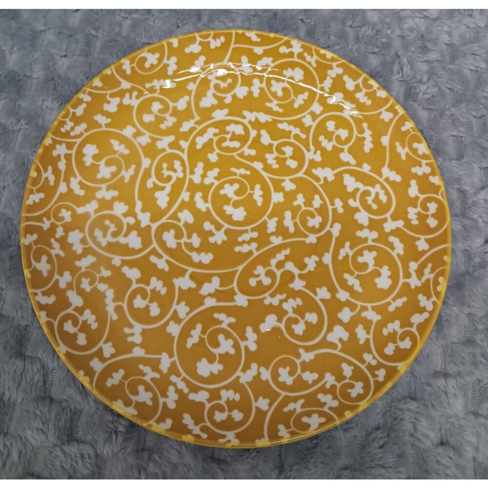 Set 4 Selamica Porcelain Salad Plates 8" Colorful Geometric Ceramic Dinnerware - Picture 11 of 15